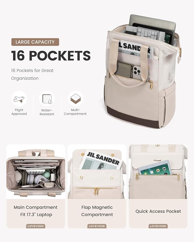 LOVEVOOK 17.3 Inch Laptop Backpack - Image 2