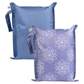 Tiny Twinkle Mess Proof Wet Bags | 2-Pack Reusable Waterproof Wet Bags by TinyTwinkle