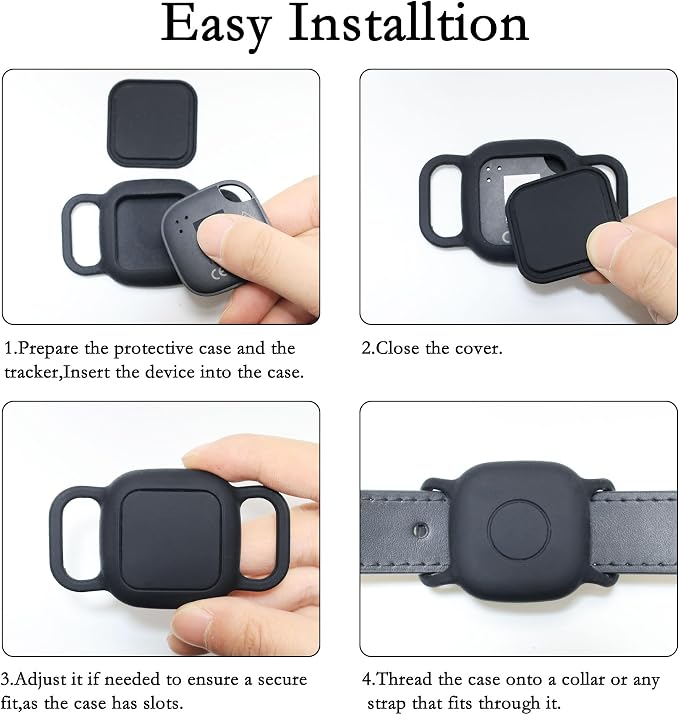 Waterproof Dog Collar Holder for Tile Life360 Mate 2022 Tracker, Anti Lost Soft - Image 4