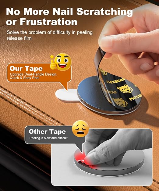 PHIXBEAR Extreme Double Sided Mounting Tape – Heat & Water Resistant, Phone - Image 2