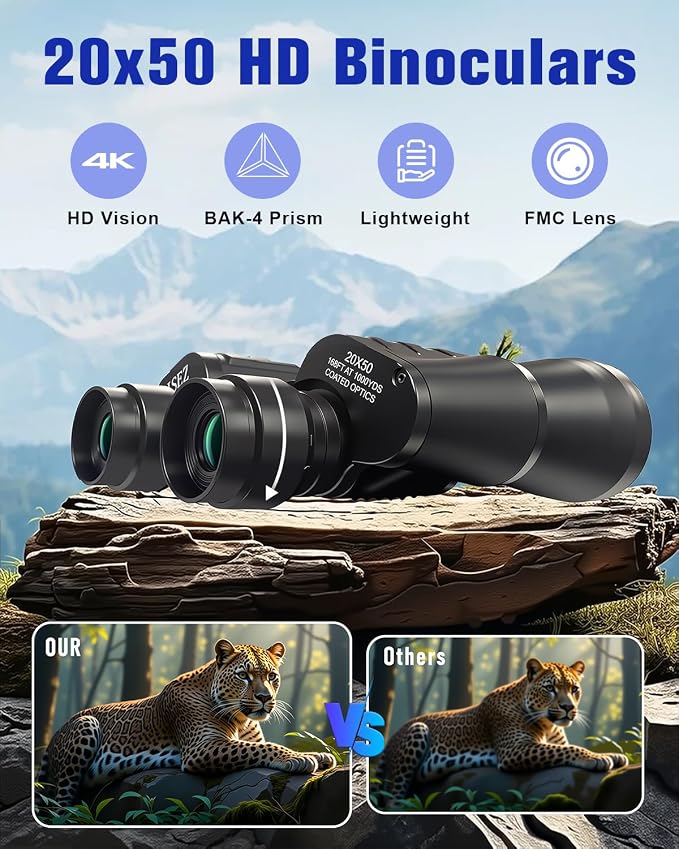 20x50 High Powered Binoculars for Adults - Image 3