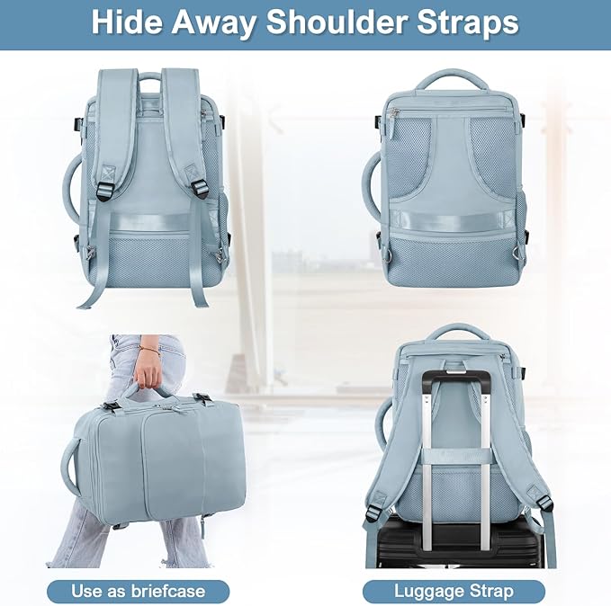 Sinaliy Travel Backpack, Carry on Flight Approved Backpack - Image 8