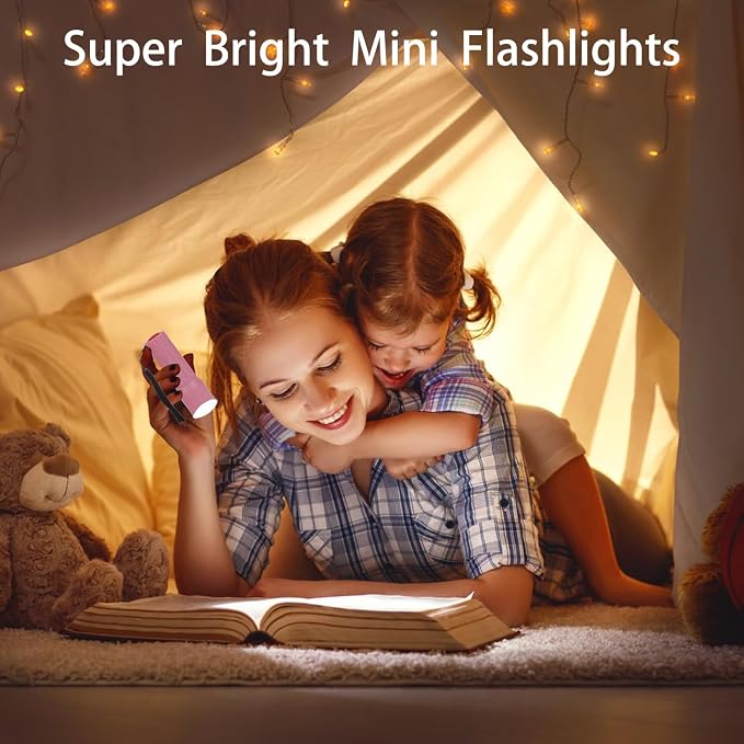 100 Pack Mini Flashlights Bulk, Small Multicolor Flashlights Bulk - Image 5