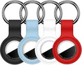 Linsaner Case for AirTag 2nd Gen & 1st Gen, Silicone Holder Keychain Key Ring by Linsaner