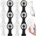 Woanger 12 Pcs Mini Handheld Fan Bulk 3 Speed USB Electric Battery Operated by Woanger