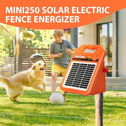 ANDMON MINI250 15 Miles Solar Electric Fence Charger, 0.25 Joule Solar Fence - Image 4