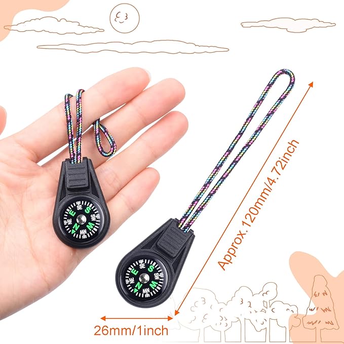 25 Pack Compass for Kids Mini Compasses Bulk Kids Toy Compass for Party - Image 5
