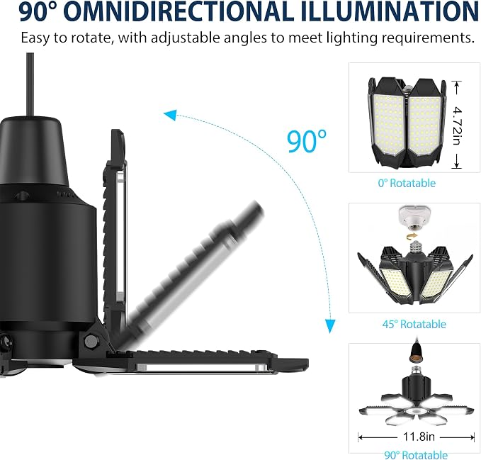 BRAINIAC 150W LED Garage Light Bulb - Image 4