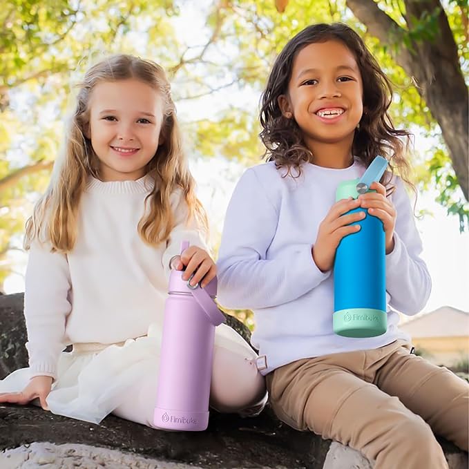 Fimibuke Kids Insulated Water Bottle, 18oz BPA FREE Kids Cup - Image 7