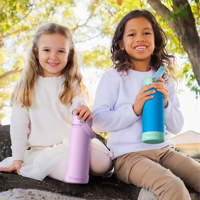 Fimibuke Kids Insulated Water Bottle - 18oz BPA-FREE 18/8 Stainless Steel Kids - Image 7