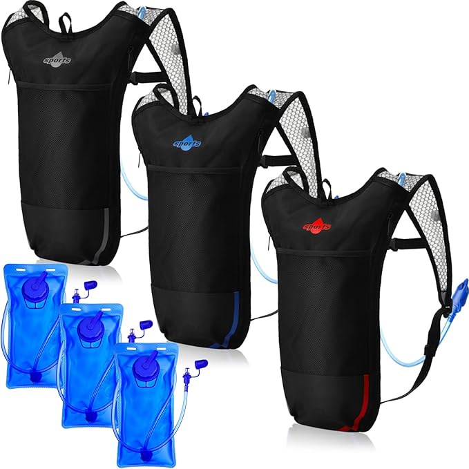 3 Pcs Hydration Backpack Pack by Reginary