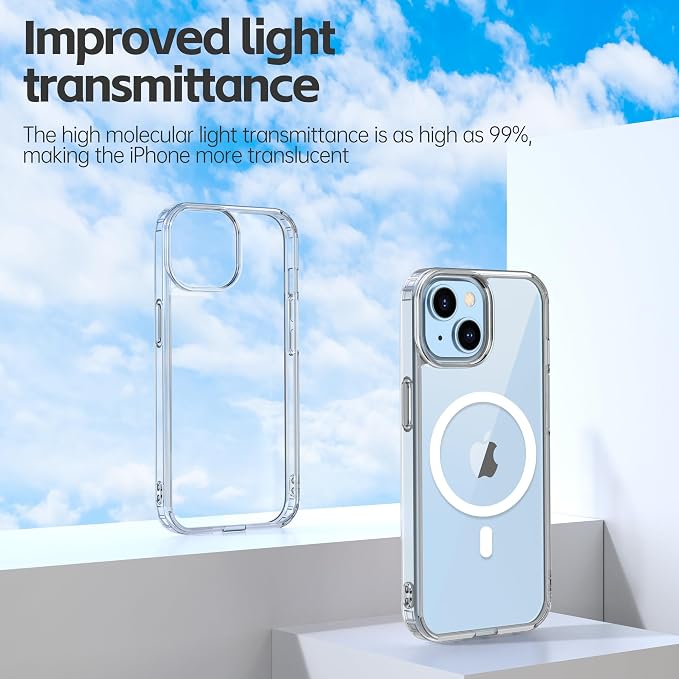 Magnetic Designed for iPhone 15 Case Clear - Image 4