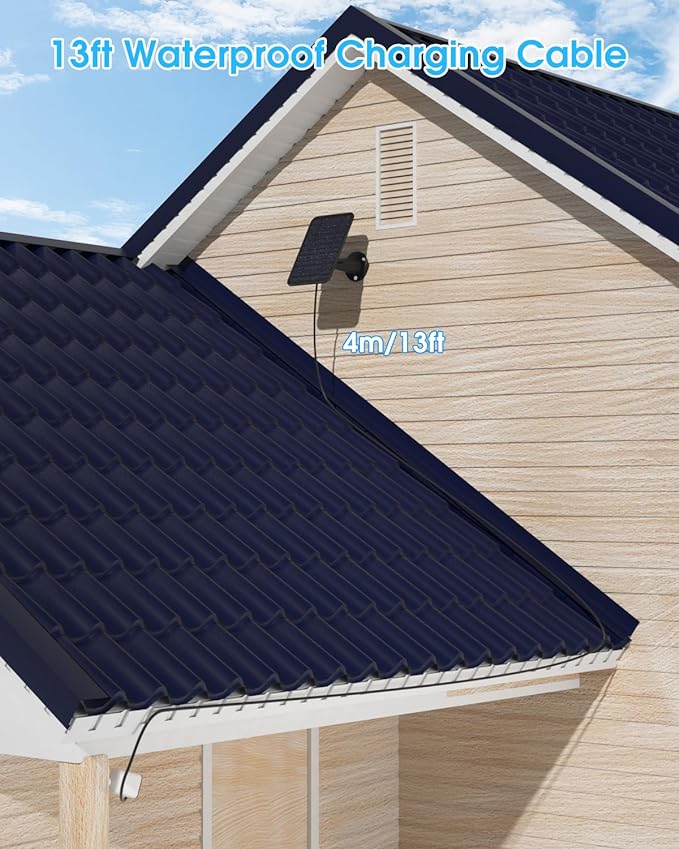 5W Solar Panel Compatible with Blink Outdoor 4/2K+ Camera, Solar Panel Charger - Image 7