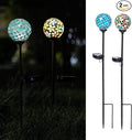 VCUTEKA Solar Garden Lights, Mosaic Solar Light Outdoor Waterproof LED Pathway by VCUTEKA