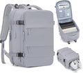 coofay Expandable Backpack For Traveling On Airplane Carry On Backpack Flight by coofay