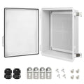 LeMotech Electrical Box, IP67 Waterproof Hinged Cover Stainless Steel Latch by LeMotech