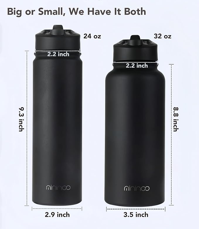 mininoo 24 oz Insulated Water Bottle - Image 6