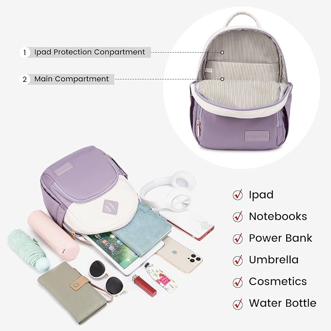 LOVEVOOK Mini Backpack for Women Light Weight Small Waterproof Backpack Purses - Image 5