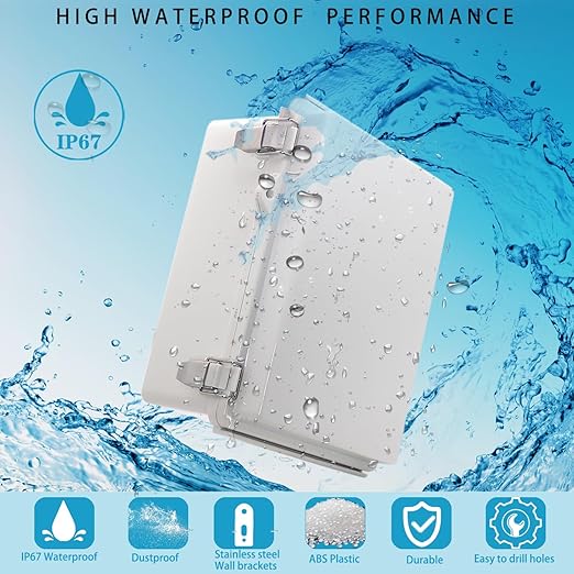 Outdoor Waterproof Electrical Box Junction Box Weatherproof IP67 ABS Plastic - Image 2