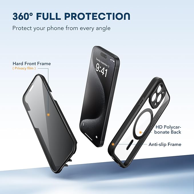 TIESZEN for iPhone 15 Pro Case, Compatible - Image 5