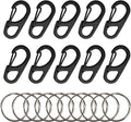 SWATOM Small Mini Carabiner Clip Tiny Spring Snap Hook Keychains Micro by SWATOM