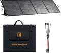 200 Watt Solar Panel IP68 Waterproof ETFE Coating Portable 24V MC4 Output by Mesuvida
