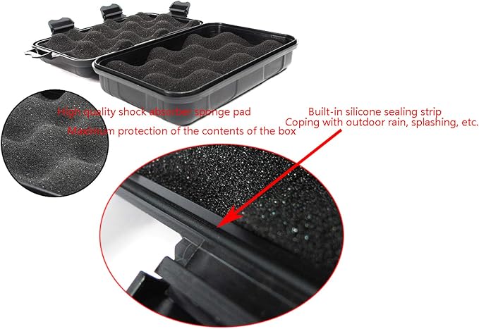 DGZZI Outdoor Waterproof Airtight Shockproof Plastic Survival Container Carry - Image 4