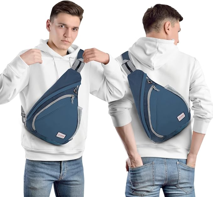 ZOMAKE Sling Bag, Small Crossbody Sling Backpack, Water Resistant Shoulder - Image 5