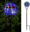 VCUTEKA Solar Lights Outdoor Garden Decor Mosaic Solar Garden Lights Waterproof by VCUTEKA