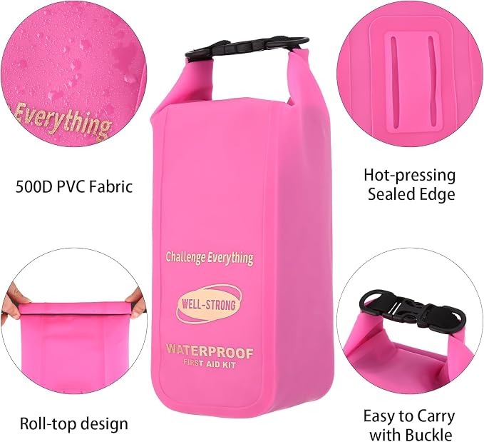 Boat First Aid Kit Waterproof, WELL-STRONG Marine Emergency Kit - Image 6