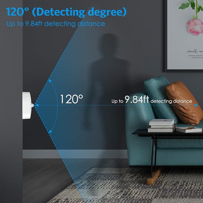 AMIR Motion Sensor Light Indoor, Upgraded Battery-Powered LED Night Light - Image 5