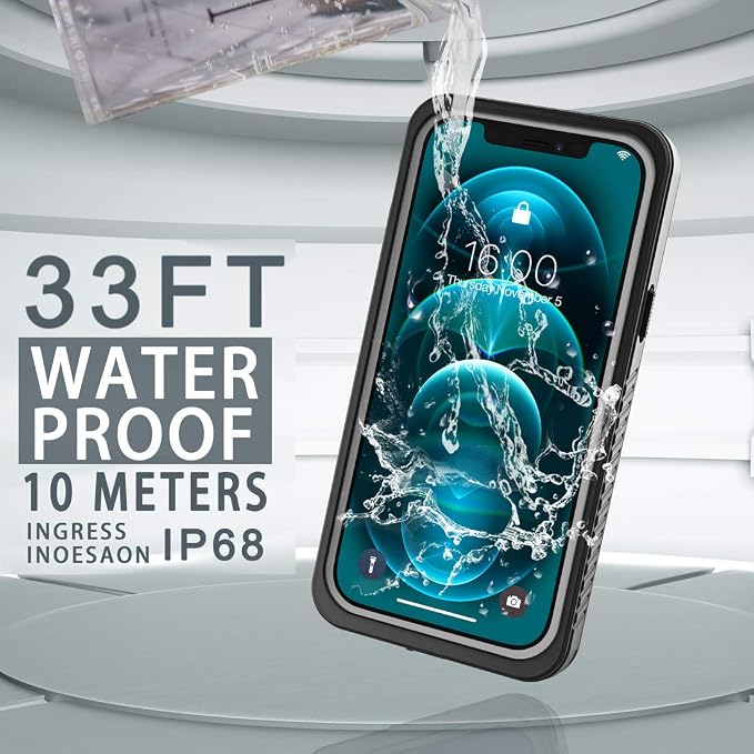 Diverbox for iPhone 12 Waterproof Case, Waterproof Shockproof Dustproof IP68 - Image 5
