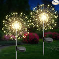 Solar Garden Lights Outdoor, 2 Pack 120 LED Twinkling Firework Lights Decorative by Unknown