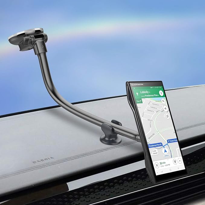 APPS2Car for Garmin GPS Car Mount, Windshield Dashboard Suction Cup GPS Mount - Image 6