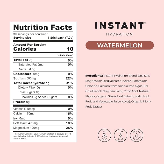 Instant Hydration Electrolytes Powder Packets - Image 5