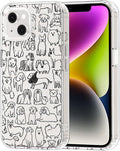 MOSNOVO for iPhone 13/14 Case | Military Grade 6.6ft Drop Tested | Clear by Mosnovo