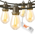 addlon 50FT Outdoor String Lights LED Waterproof Patio Lights by addlon