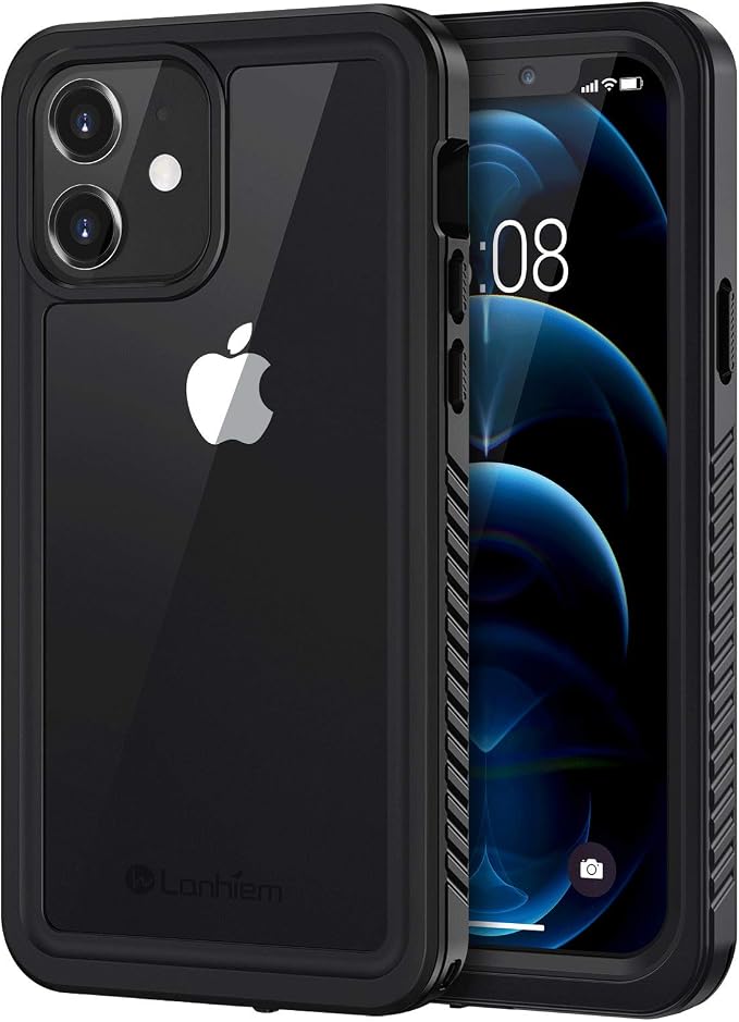 Lanhiem for iPhone 12 Case, Waterproof Dustproof Shockproof Case by LanhiemHome
