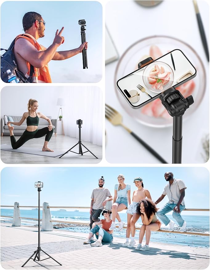 86'' Phone Tripod & Selfie Stick, Tripod - Image 7