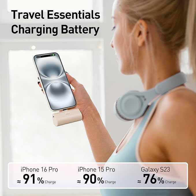 iWALK Portable Charger for iPhone 17/16/15 USB-C Small Power Bank 20W 4 - Image 5