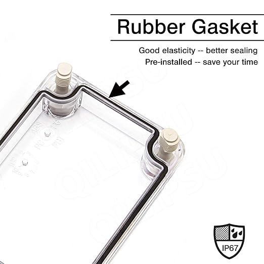 QILIPSU Junction Box with Mounting Plate 110x80x70mm - Image 5