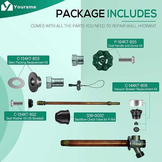 P-164KT-807 Complete Wall Hydrant Service Repair Kit - Image 5