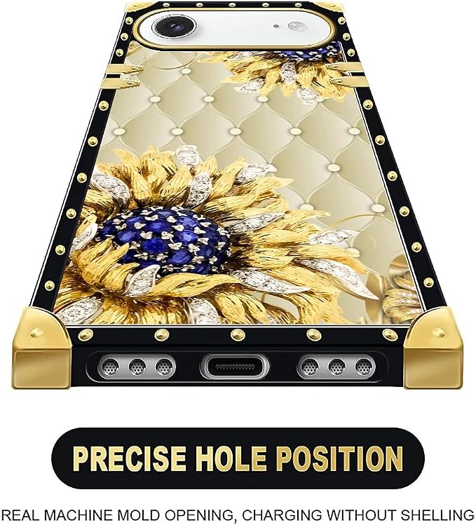 for iPhone 17 Air Case Luxury Golden Decoration - Image 5