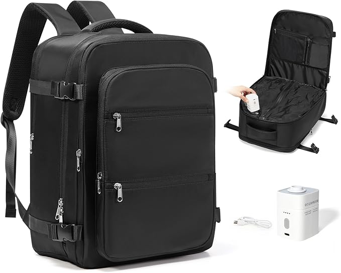Vacuum Backpack Travel with Pump, Vacuum Sealed Backpack, Travel Backpack with by WEPLAN