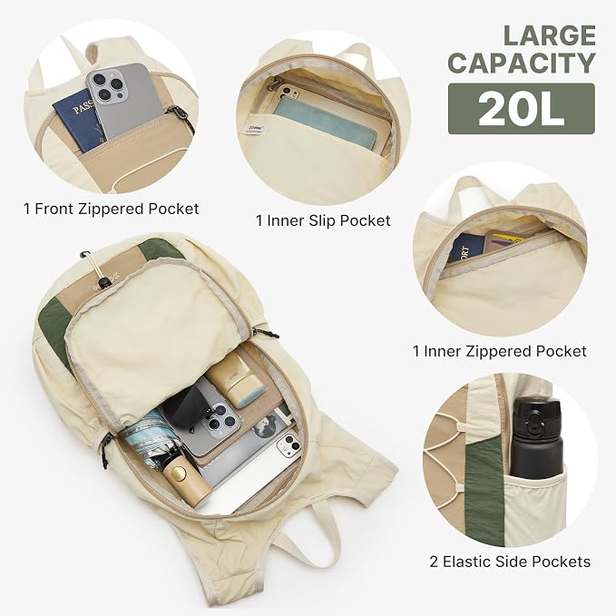 G4Free 20L Hiking Backpack Lightweight Daypack - Image 4