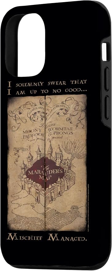iPhone 12/12 Pro Harry Potter Marauder's Map Words Case - Image 2