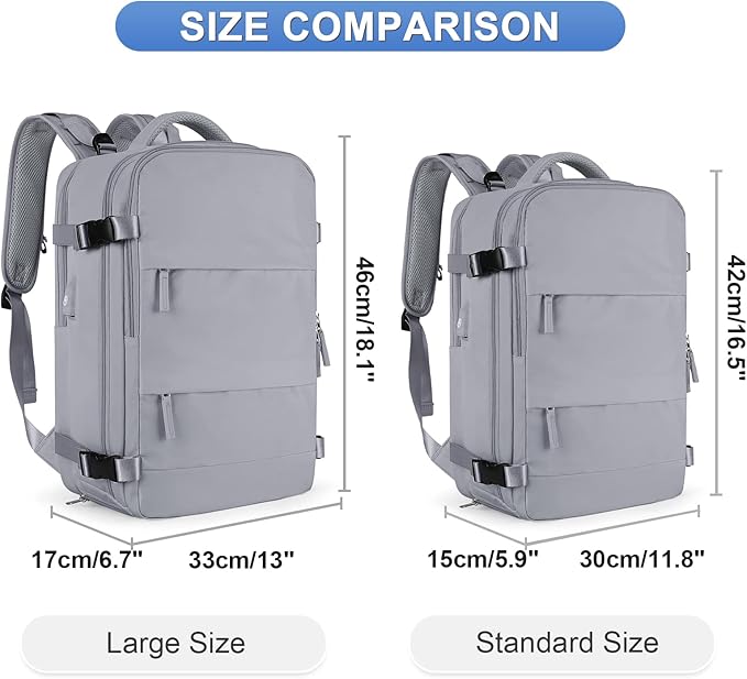 Large Personal Item Travel Backpack - Image 2