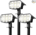 AUDERWIN Solar Lights Outdoor Waterproof IP65, 63 LED 3 Lighting Modes Solar by AUDERWIN