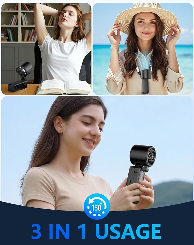 Foluu 3-in-1 Portable Cooling Fan - Image 5