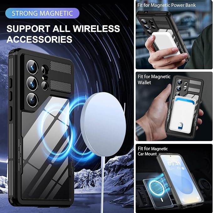 Hllhunkhe for Samsung Galaxy S26 Ultra Case, Rugged Full Body Underwater - Image 4